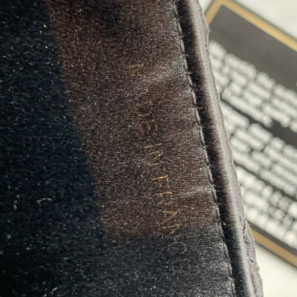 CHANEL 🖤RARE Vintage “1” Series Real Gold Bijoux Chain Black Satin Quilted Bag - Picture 11 of 16